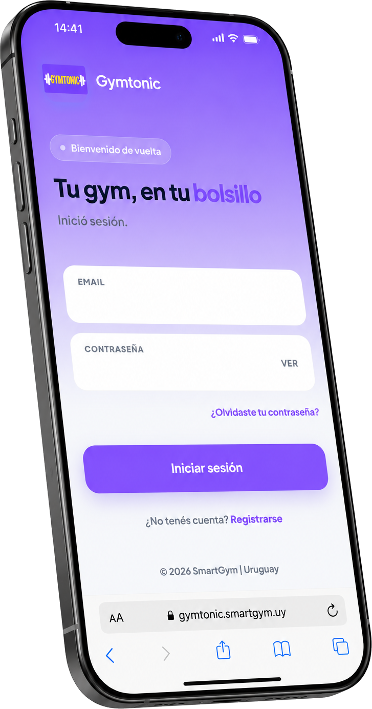 App con tu marca  ejemplo Gymtonic